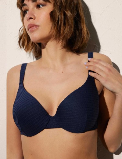 Раздельный купальник Ysabel Mora 82471 темно-синий, Цвет: темно-синий, Размеры: 85C, изображение 4