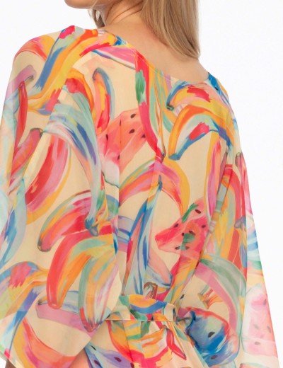 Пляжный халат Esotiq KAIA 41686, Цвет: мульти, Размеры: S/M, изображение 4