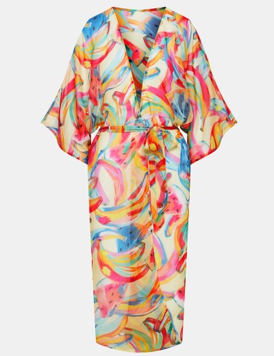 Пляжный халат Esotiq KAIA 41686, Цвет: мульти, Размеры: S/M, изображение 5