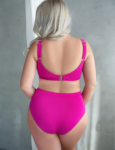 Высокие плавки Kris Line CALIFORNIA high waist фуксия, Цвет: фуксия, Размеры: 2XL, изображение 5