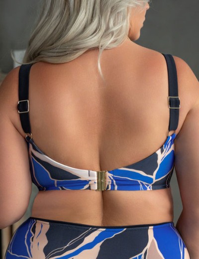 Мягкий бюстгальтер купальника Kris Line MONACO soft full cup, Цвет: мульти, Размеры: 100D, изображение 2