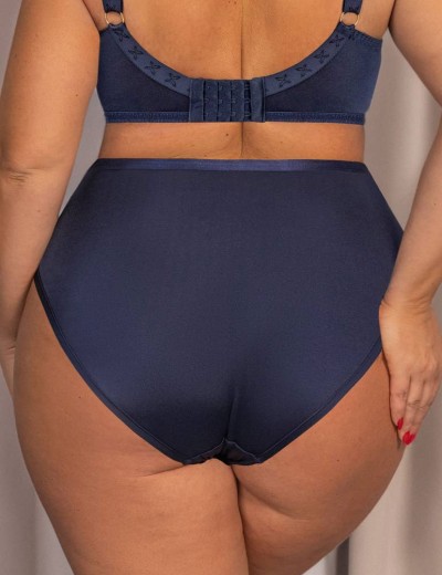 Трусы высокие Kris Line MYSTERY high waist, Цвет: темно-синий, Размеры: XS, изображение 2