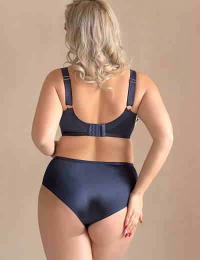 Трусы высокие Kris Line MYSTERY high waist, Цвет: темно-синий, Размеры: XS, изображение 6