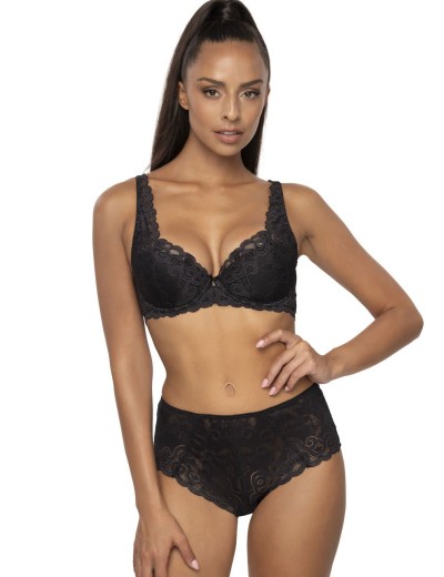 Бюстгальтер балконет MAT NATALIE M-3824-22 Czarny, Цвет: черный, Размеры: 70D, изображение 5