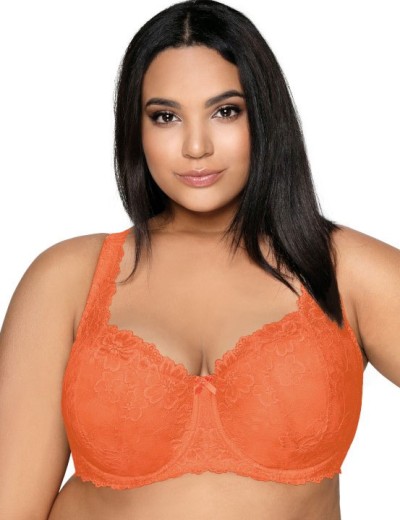 Бюстгальтер балконет тюльпан MAT CARMELA Pomaranczowy M-053-22, Цвет: оранжевый, Размеры: 65C, изображение 8