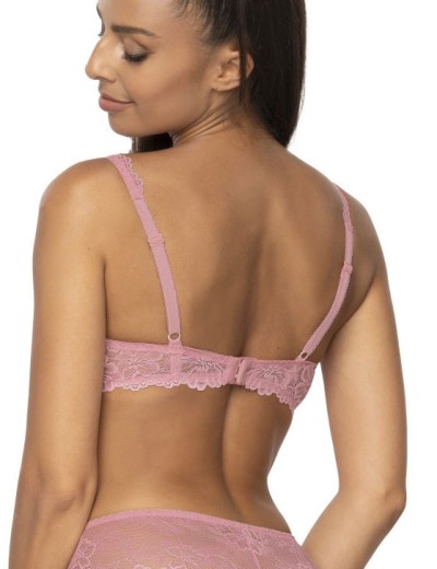 Бюстгальтер балконет тюльпан MAT CARMELA Roze 053-22, Цвет: розовый, Размеры: 80F, изображение 2