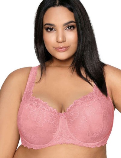 Бюстгальтер балконет тюльпан MAT CARMELA Roze 053-22, Цвет: розовый, Размеры: 80F, изображение 8