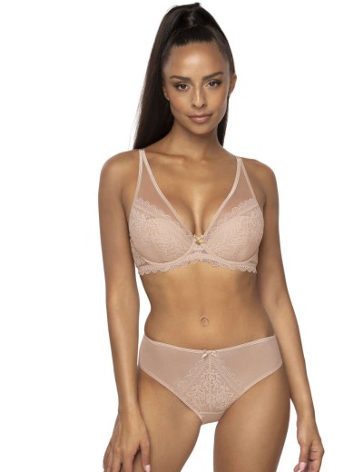 Трусы слипы MAT ESTELLE Bezowy F-0198-5, Цвет: бежевый, Размеры: S, изображение 3 Трусы слипы MAT ESTELLE Bezowy F-0198-5, Цвет: бежевый, Размеры: S, изображение 3