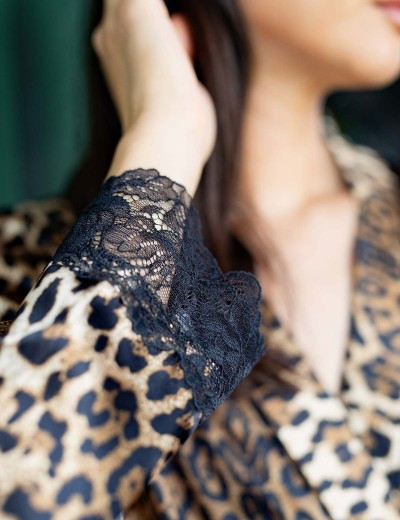 Домашний халат Opium К-25, Цвет: леопардовый, Размеры: 2XL, изображение 3