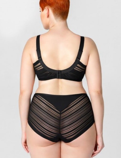 Трусы слипы Sermija 185-22-K чёрный, Цвет: чёрный, Размеры: 5XL, изображение 4