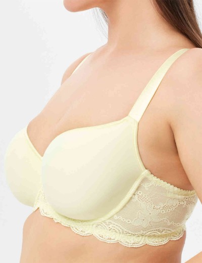 Бюстгальтер спейсер VOVA SNEJANNA V54124 лимонное мороженое, Цвет: лимонное мороженое, Размеры: 90E, изображение 3