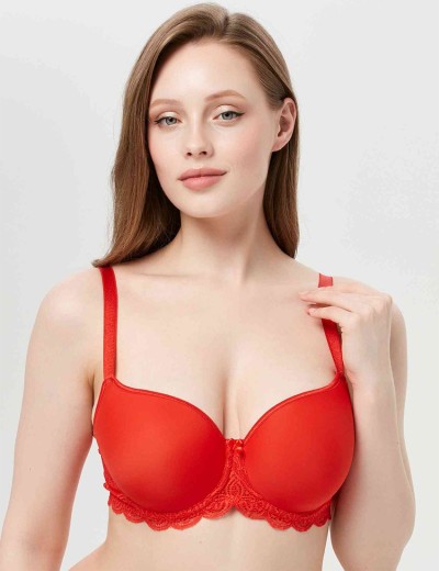 Бюстгальтер спейсер VOVA SNEJANNA V54124 россо, Цвет: россо, Размеры: 90C, изображение 5