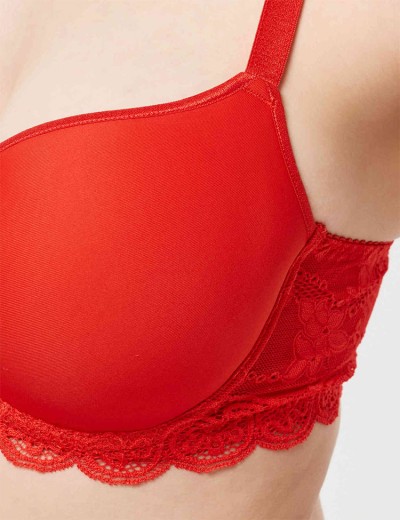 Бюстгальтер спейсер VOVA SNEJANNA V54124 россо, Цвет: россо, Размеры: 90C, изображение 4