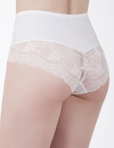 Трусы слипы высокие VOVA SNEJANNA V54045 сумеречно-белый, Цвет: сумеречно-белый, Размеры: 2XL, изображение 2