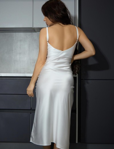 Соблазнительная сорочка 5senses 7153 белый, Цвет: белый, Размеры: XS/S, изображение 3