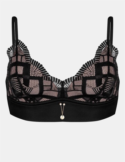 Бюстгальтер бралетт Esotiq INTRO 40862 черный+бежевый, Цвет: черный+бежевый, Размеры: XL, изображение 7