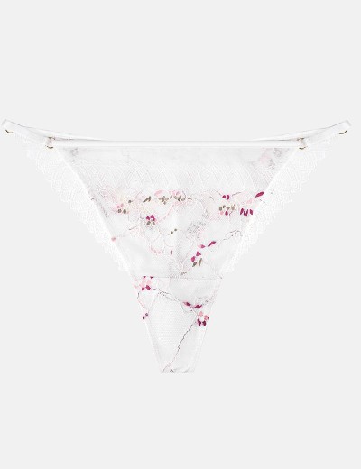 Трусики стринги Esotiq NETTIE 41343 молочный с розовым, Цвет: молочный с розовым, Размеры: XL, изображение 5