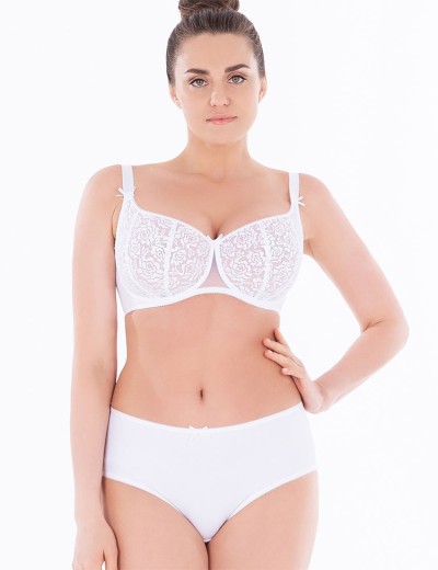 Трусы слипы макси Honey H40-21-AK белый, Цвет: белый, Размеры: 5XL, изображение 3