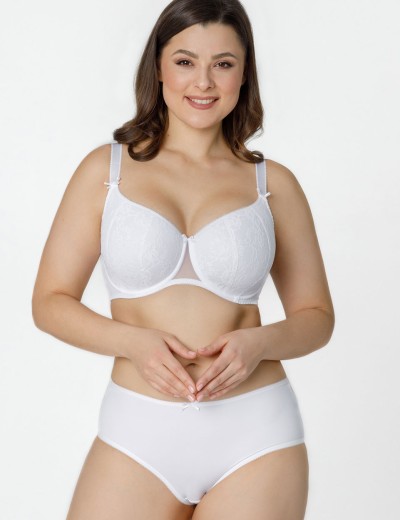 Бюстгальтер балконет тюльпан Honey H42-21-L белый, Цвет: белый, Размеры: 80B, изображение 4