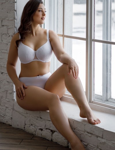 Бюстгальтер балконет тюльпан Honey H42-21-L белый, Цвет: белый, Размеры: 80B, изображение 8