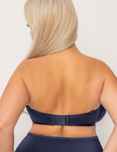 Бюстгальтер балконет Kris Line MYSTERY balkonette MHM, Цвет: темно-синий, Размеры: 75B, изображение 4