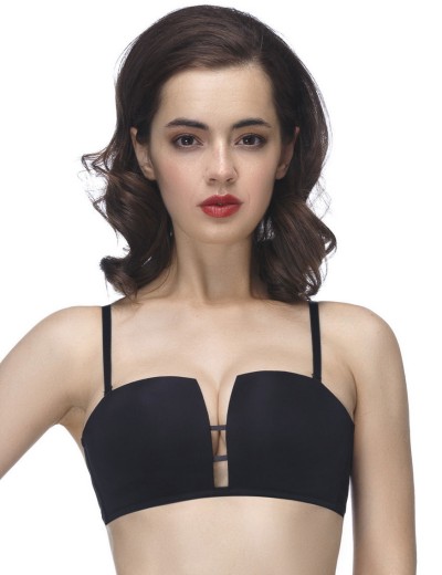 Бюстгальтер планж с пуш-ап Mioocchi ADELE 7534 nero, Цвет: nero (черный), Размеры: 70D, изображение 4