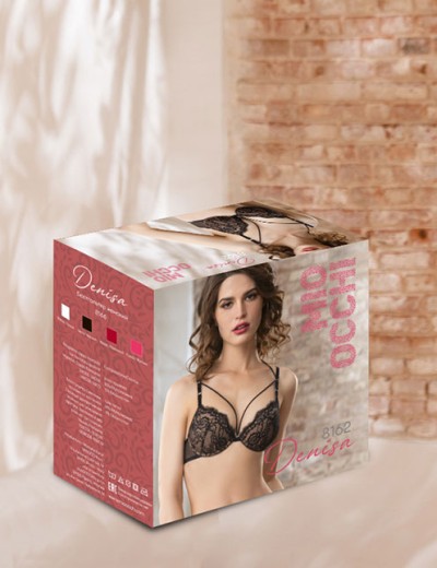 Бюстгальтер с гелевым пуш-ап Mioocchi DENISA 8162 latte di cocco, Цвет: latte di cocco (коко, Размеры: 75B, изображение 4