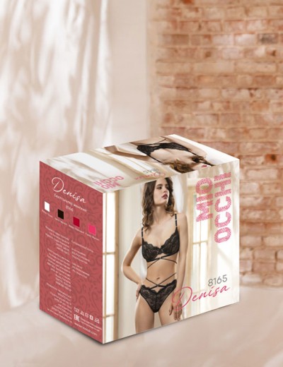 Кружевной полумягкий бюстгальтер Mioocchi DENISA 8165 fuxia, Цвет: fuxia (фуксия), Размеры: 85B, изображение 4