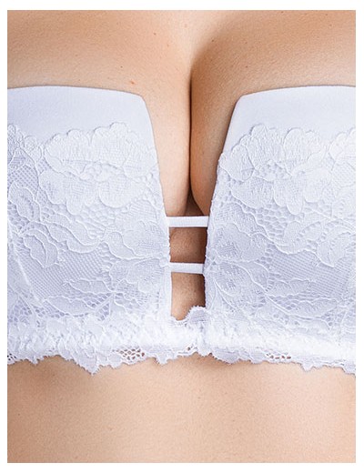 Бюстгальтер балконет планж с пуш-ап Mioocchi VIVIAN 7583 bianco, Цвет: bianco (белый), Размеры: 75C, изображение 4