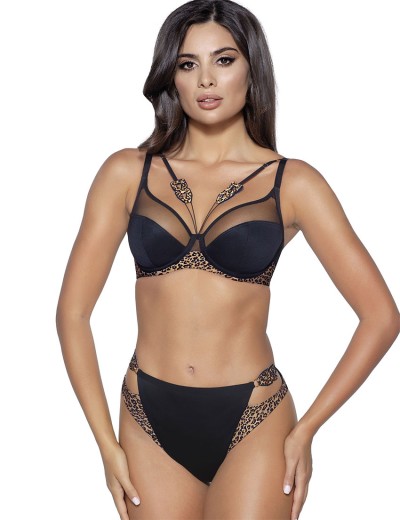 Бюстгальтер с мягкими чашками Novika ZOELLE N03 M черный, Цвет: черный, Размеры: 100F, изображение 8