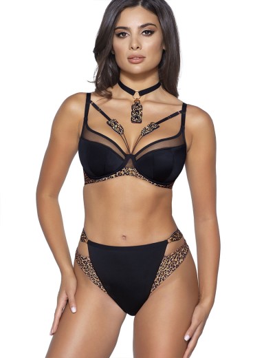 Трусики бразилиана Novika ZOELLE brazyliany черный, Цвет: черный, Размеры: 3XL, изображение 3