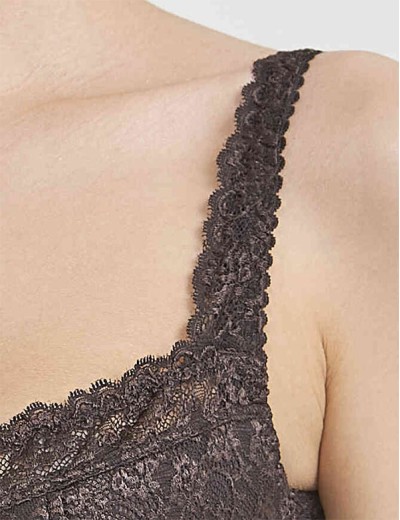 Бюстгальтер балконет Simona M 608 шоколад, Цвет: шоколад, Размеры: 85B, изображение 5