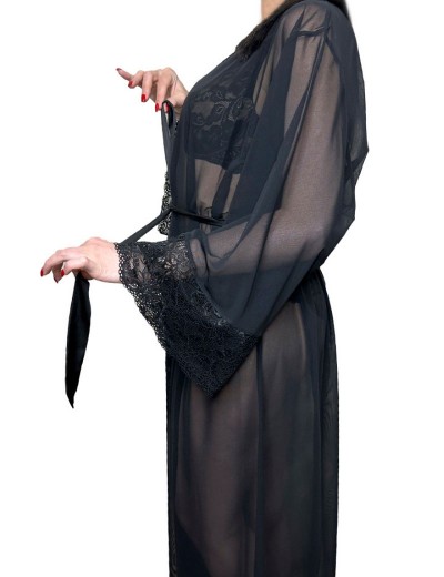 Пеньюар женский Subtille FLORANCE BLACK, Цвет: черный, Размеры: L/XL, изображение 2