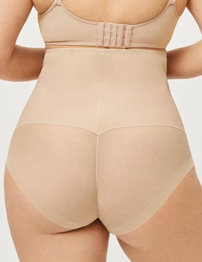 Трусы высокие корректирующие с сеткой Ysabel Mora 19611 SHAPING телесный, Цвет: телесный, Размеры: L, изображение 2