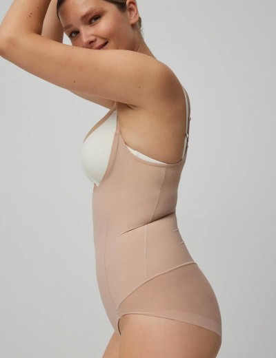 Торсет-боди с сеткой Ysabel Mora 19621 SHAPING телесный, Цвет: телесный, Размеры: XL, изображение 3 Торсет-боди с сеткой Ysabel Mora 19621 SHAPING телесный, Цвет: телесный, Размеры: XL, изображение 3