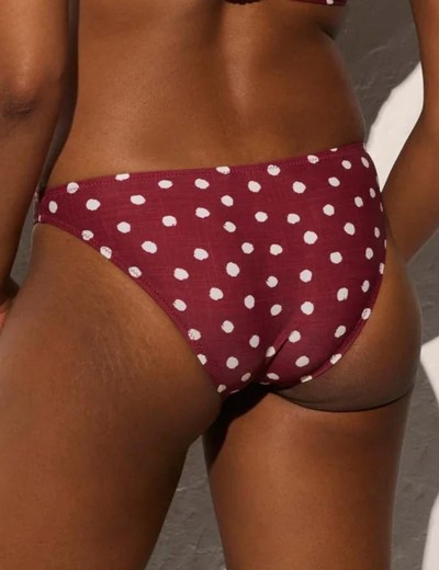 Женские плавки в горошек Ysabel Mora 82653 вишневый/белый, Цвет: вишневый/белый, Размеры: M, изображение 2
