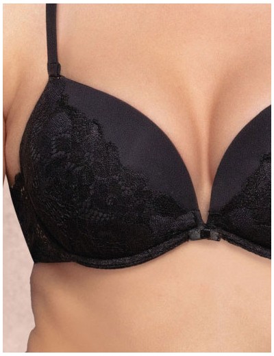 Бюстгальтер супер пуш-а Lormar Super YOURBODY nero, Цвет: nero (черный), Размеры: 65B, изображение 3