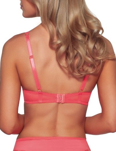 Бюстгальтер со съемным пуш-ап Ava PERLASH 2073 P-UP Coral, Цвет: коралл, Размеры: 70F, изображение 2