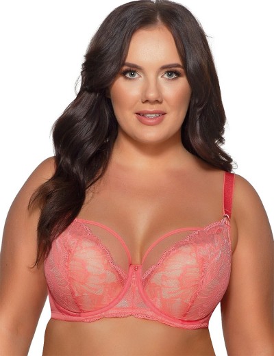 Бюстгальтер полумягкий Ava PERLASH 2075 PU Coral, Цвет: коралл, Размеры: 80E, изображение 3