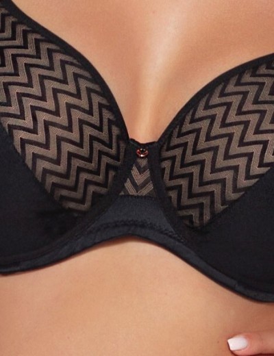 Бюстгальтер мягкий Ava INNESA 2103 M Bralette черный, Цвет: черный, Размеры: 105B, изображение 4