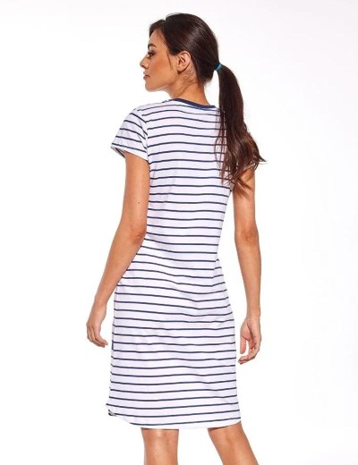 Ночная сорочка Cornette 617 MARINE, Цвет: темно-синий/белый, Размеры: XL, изображение 2