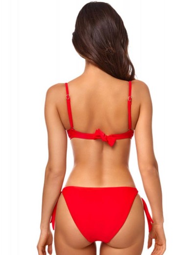 Красный купальник бандо Ewlon A.7208_486, Цвет: красный, Размеры: M, изображение 3 Красный купальник бандо Ewlon A.7208_486, Цвет: красный, Размеры: M, изображение 3