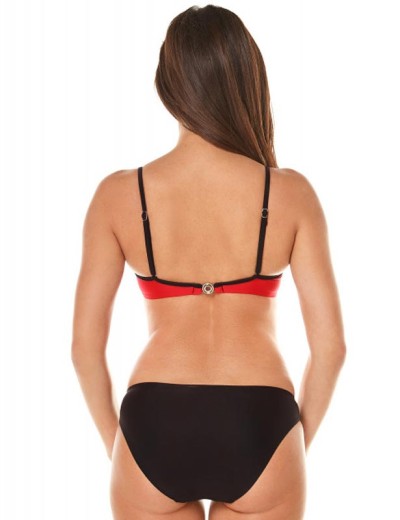 Раздельный купальник с уплотненной чашкой Ewlon A.8066_486, Цвет: красный, Размеры: S, изображение 3