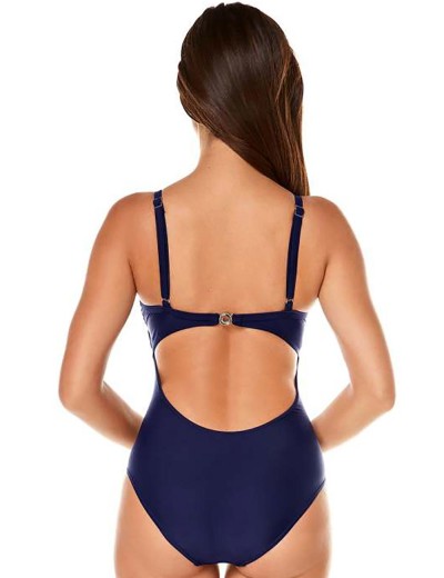 Синий купальник с пуш-ап Ewlon K.8235_607, Цвет: синий, Размеры: S, изображение 3
