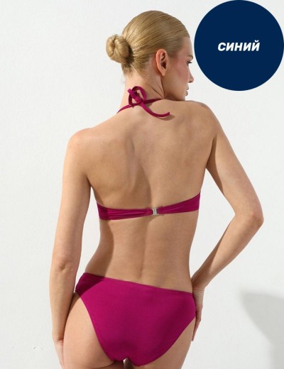 Купальник бандо Jolidon FR182U синий, Цвет: синий, Размеры: 80C, изображение 2