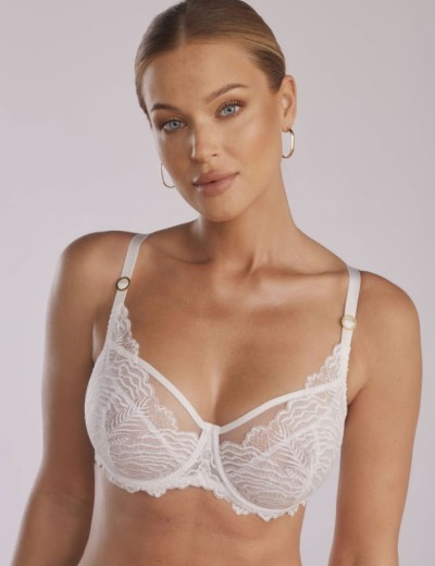 Кружевной мягкий бюстгальтер Kinga LUNA ECRU 1100-SC, Цвет: экрю, Размеры: 100G, изображение 4