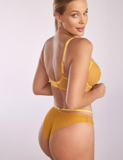 Трусики бразилиана Kinga MILA 1109/2-B жёлтый, Цвет: желтый, Размеры: S, изображение 4