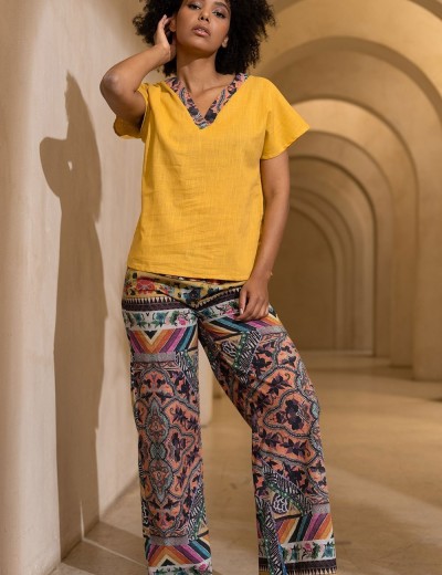 Яркий натуральный комплект Mia-Amore CAMBODJA 5276, Цвет: мультицвет, Размеры: L, изображение 3