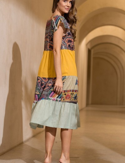 Легкое платье-халат Mia-Amore CAMBODJA 5278, Цвет: мультицвет, Размеры: M, изображение 3