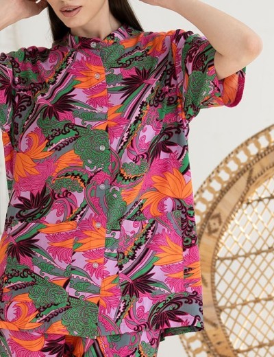 Яркий комплект с шортами Mia-Amore HAVANA 5262, Цвет: мультицвет, Размеры: L, изображение 5